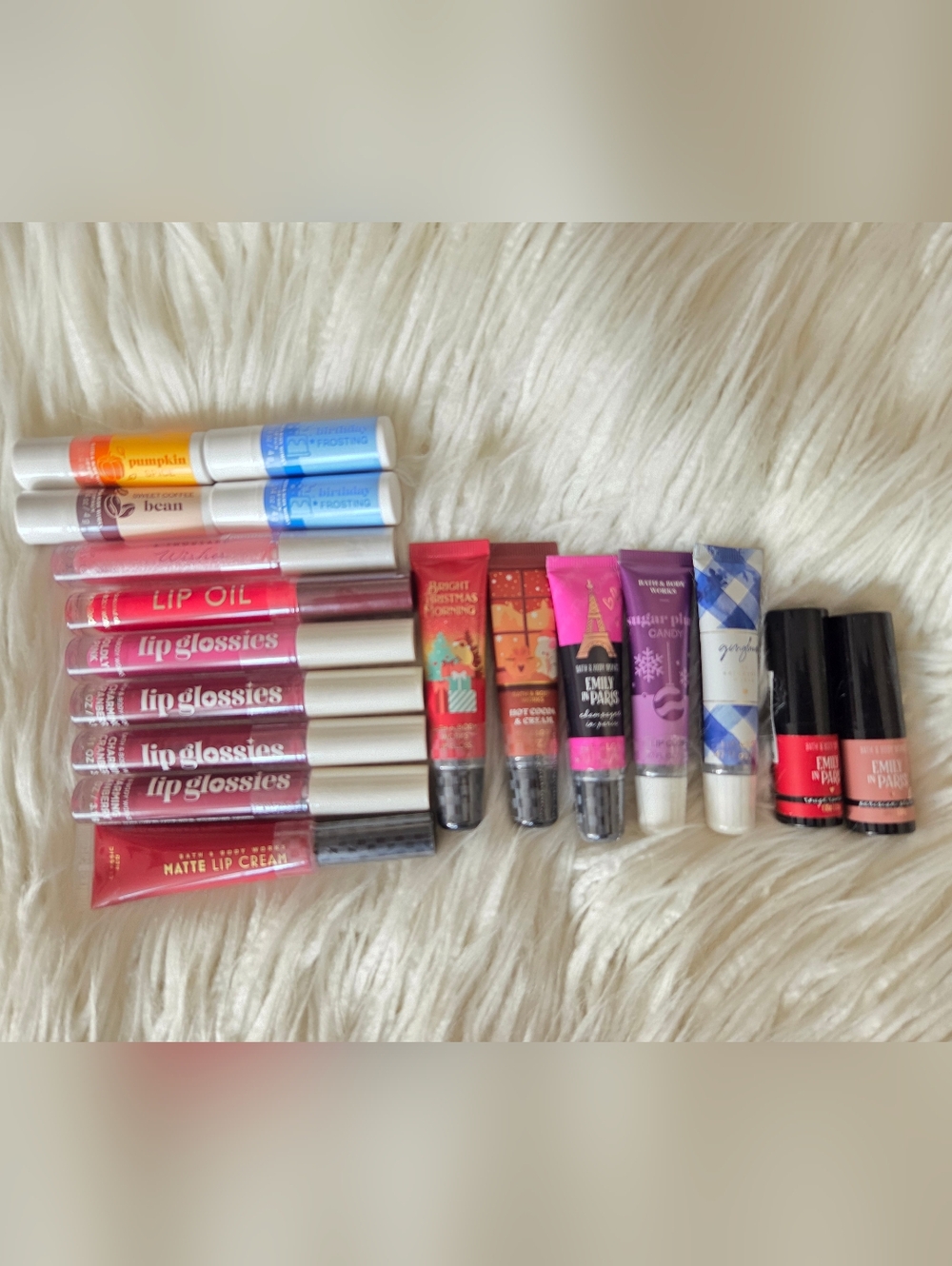 Bath And Body Works Assorted Lip Glosses & Tints – Pink and Red Shades